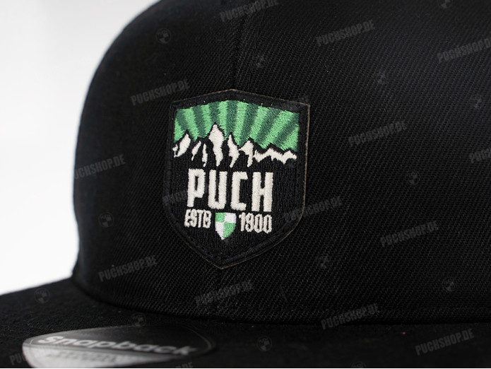 Pet Puch Logo Patch zwart snapback 